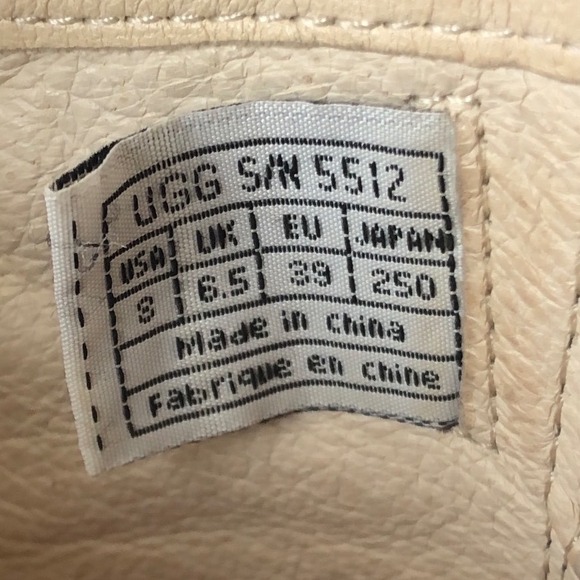 UGG Australia Chrystie Leather Shearling Lined Tall Riding Boots Sz 8 Brown 5512 - Picture 4 of 16